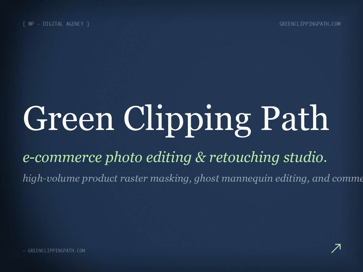 Green Clipping Path — E-Commerce Photo Editing & Retouching Studio